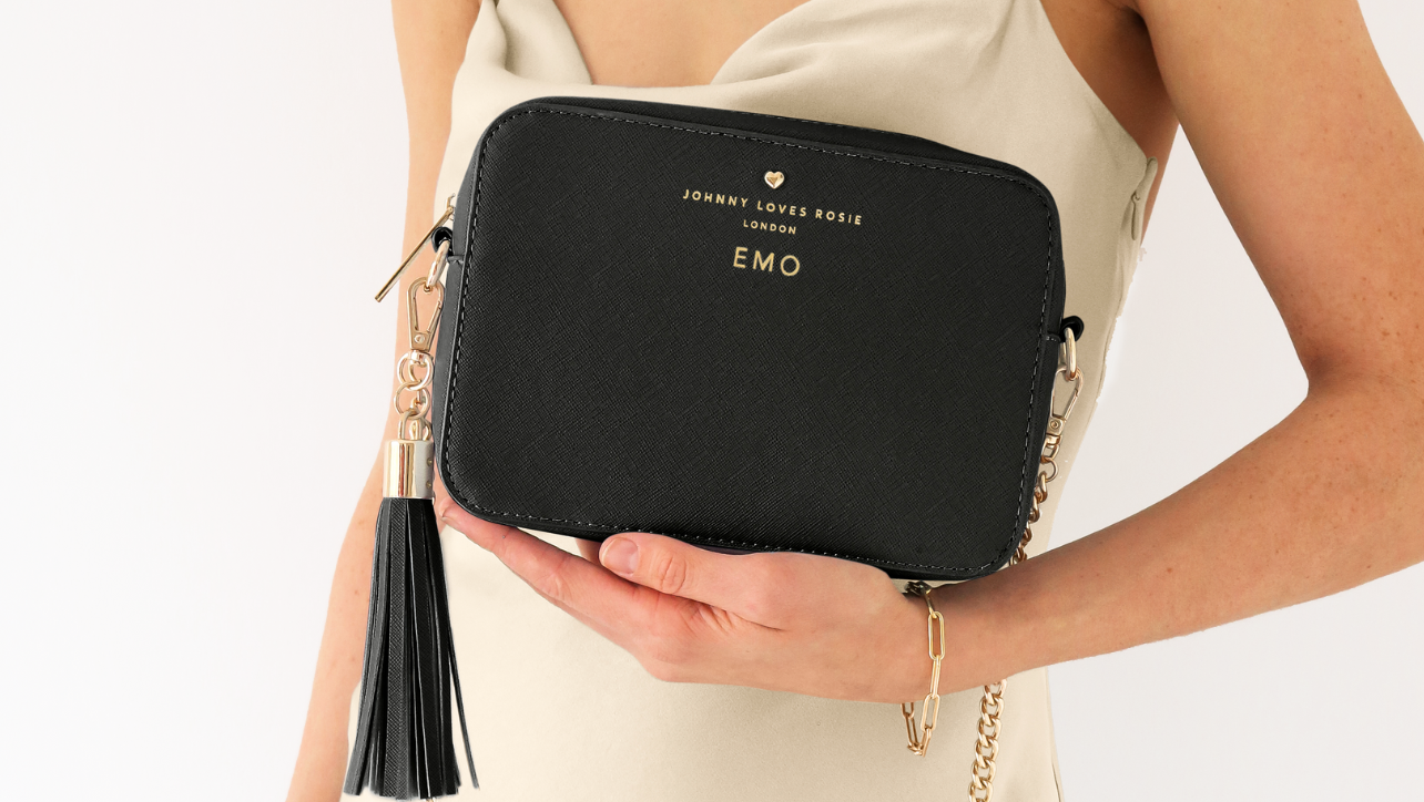 Black Carrie Crossbody Bag