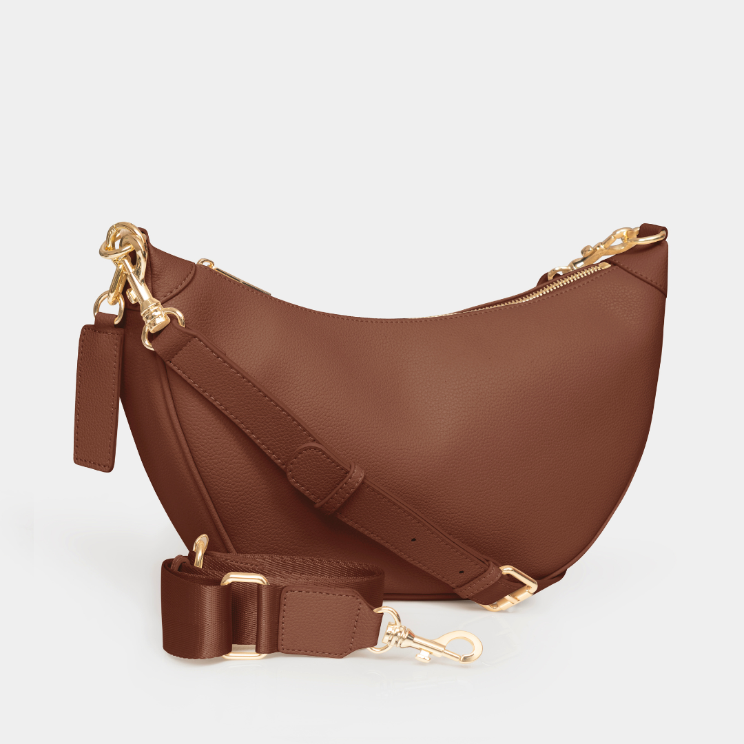 Islington luxe leather Sling bag Tan