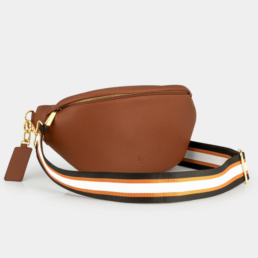 Hampstead luxe leather Sling bag Tan