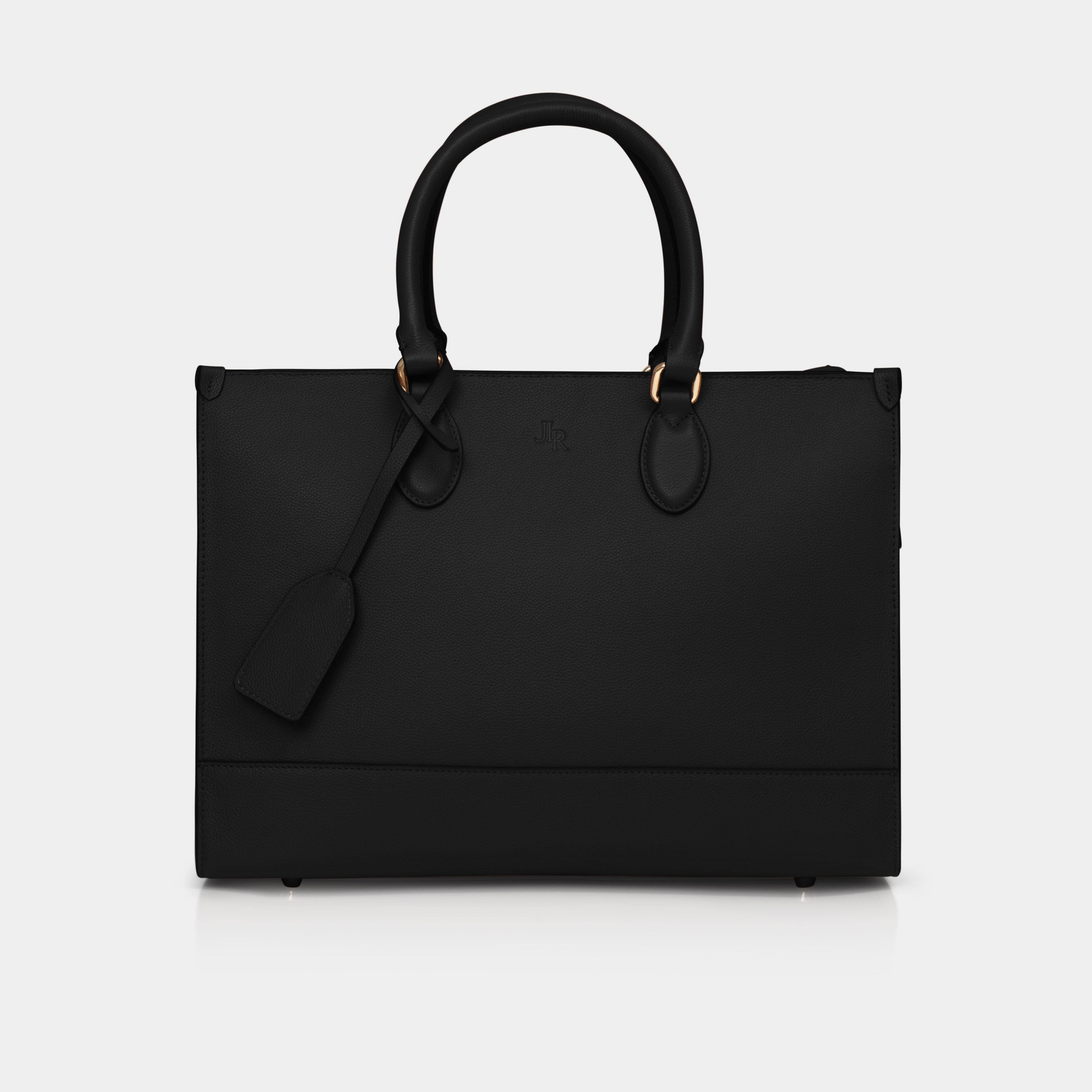 Luxe Leather Belgrave work bag  - Black