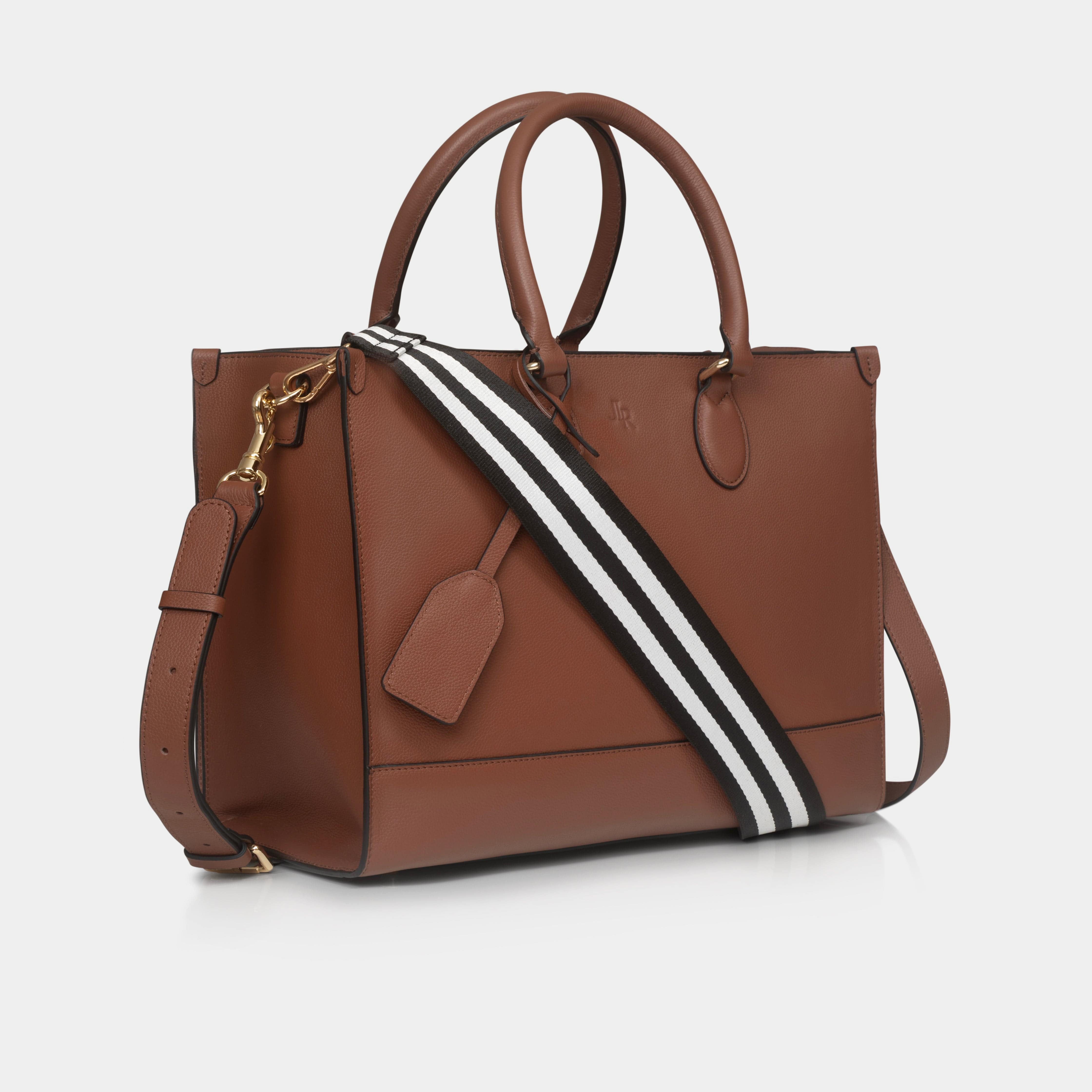 Luxe Leather Belgrave Work bag - Tan