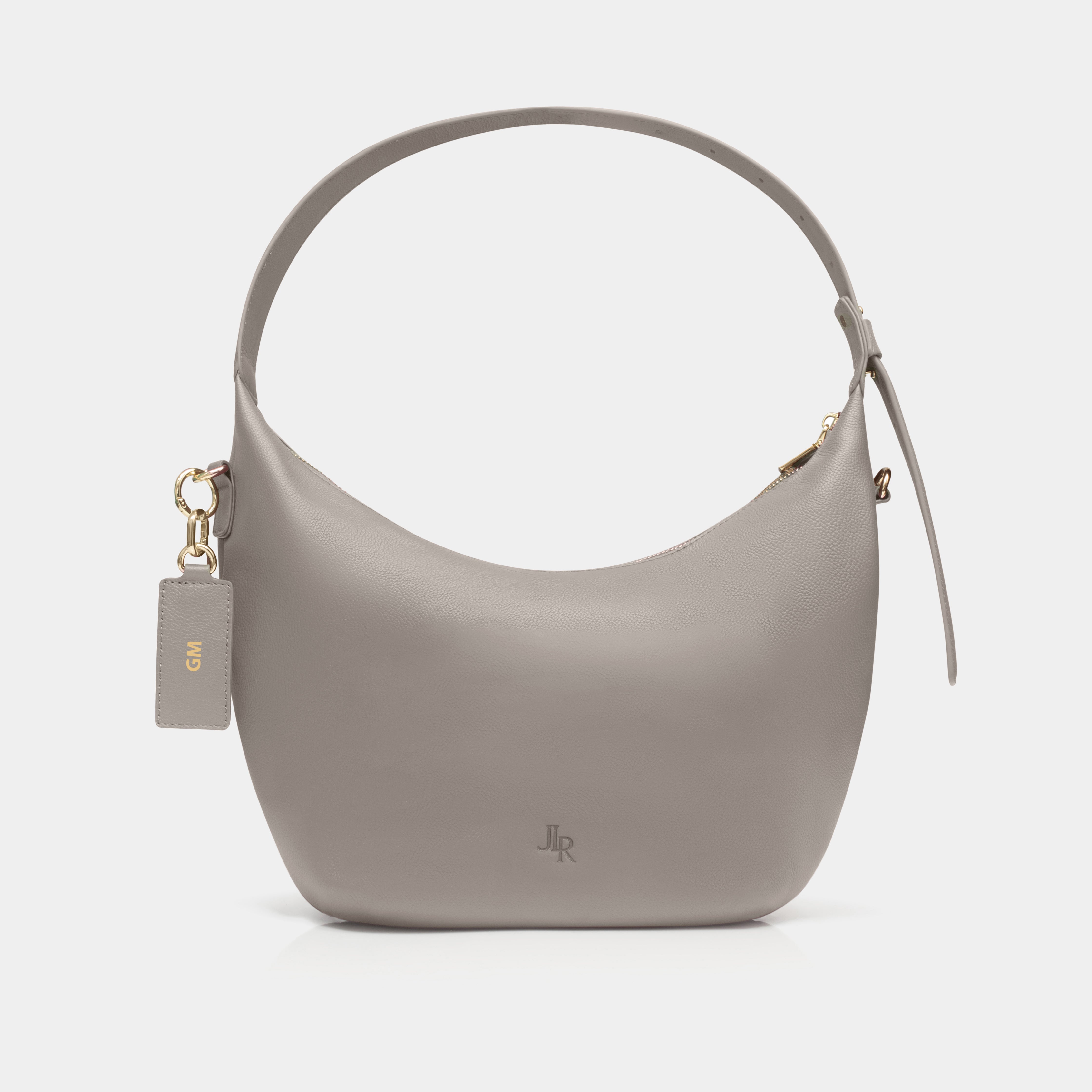 Sloane City luxe leather bag - Taupe