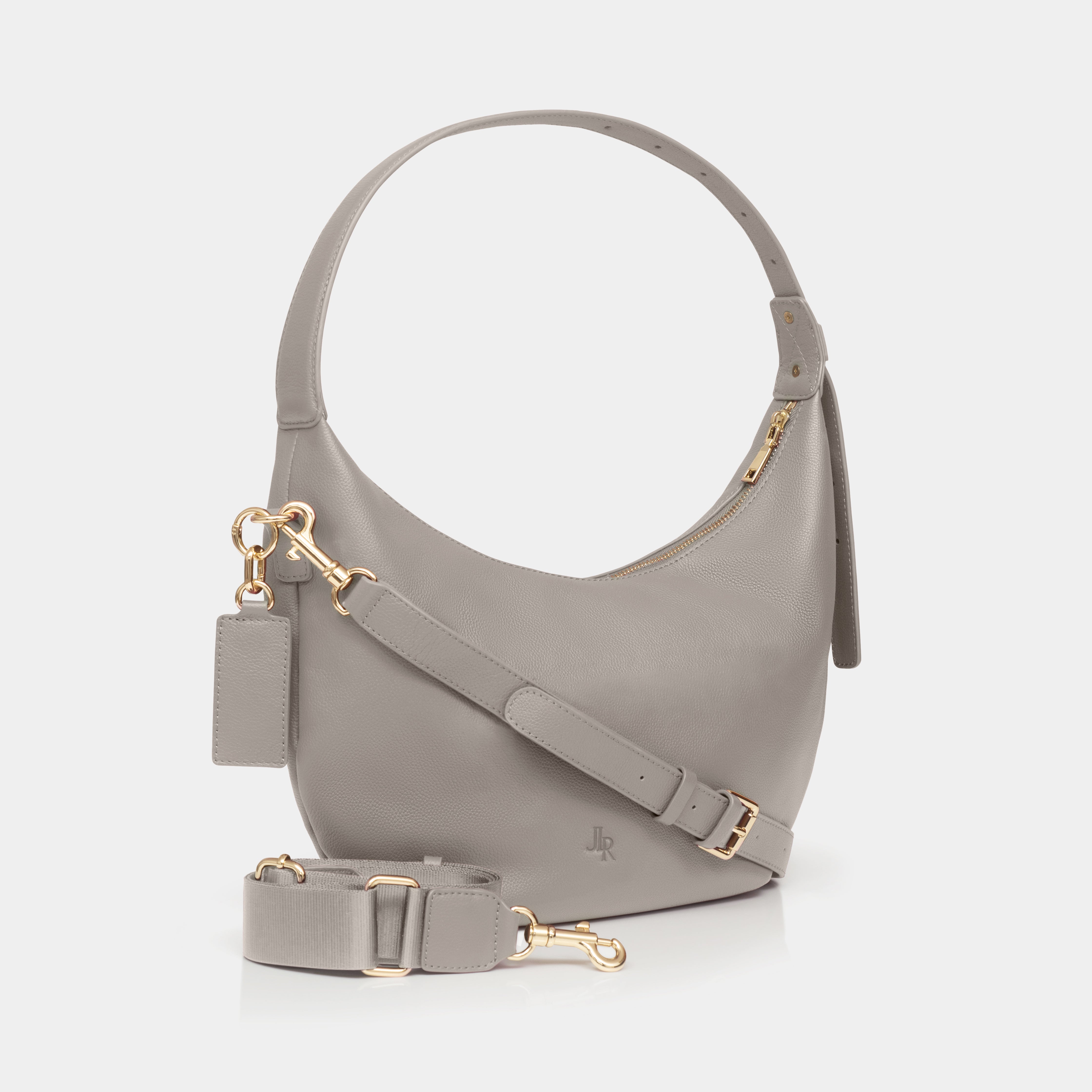 Sloane Slouch luxe leather bag - Taupe