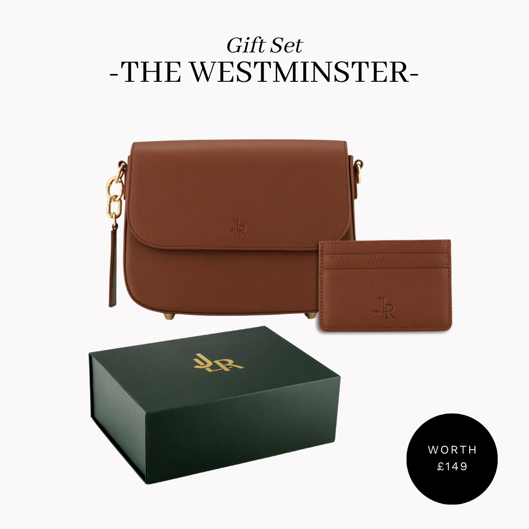 The Westminster & Card Holder | Gift Set - Tan