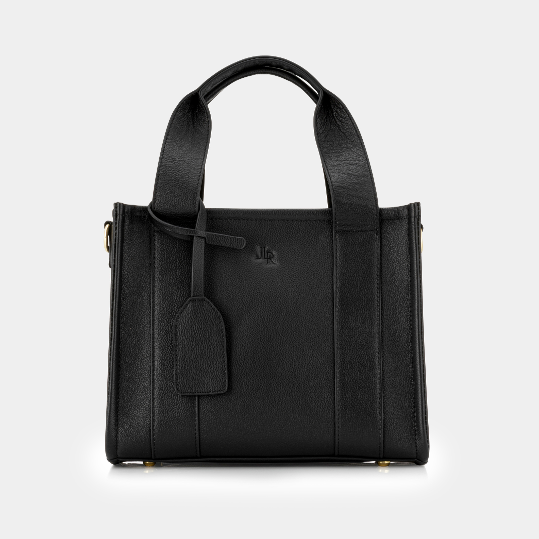 Mini Taylor luxe leather Tote bag Black