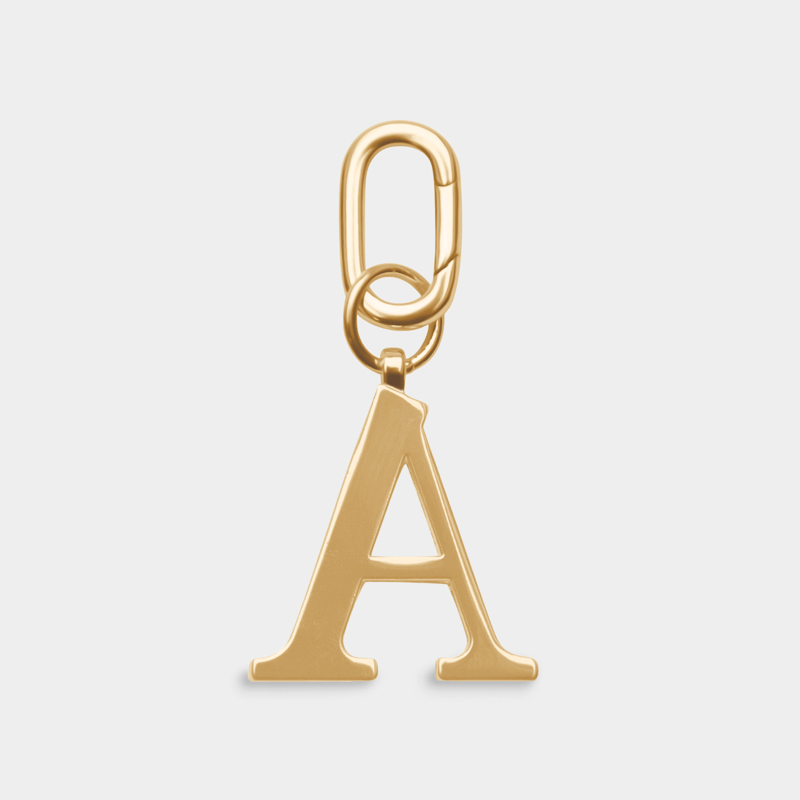 a-goldletter keyring-johnny-loves-rosie-jlr-personalisation