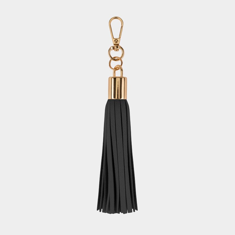 BLACK-TASSEL-KEYRING-VEGAN-LEATHER-JOHNNY-LOVES-ROSIE