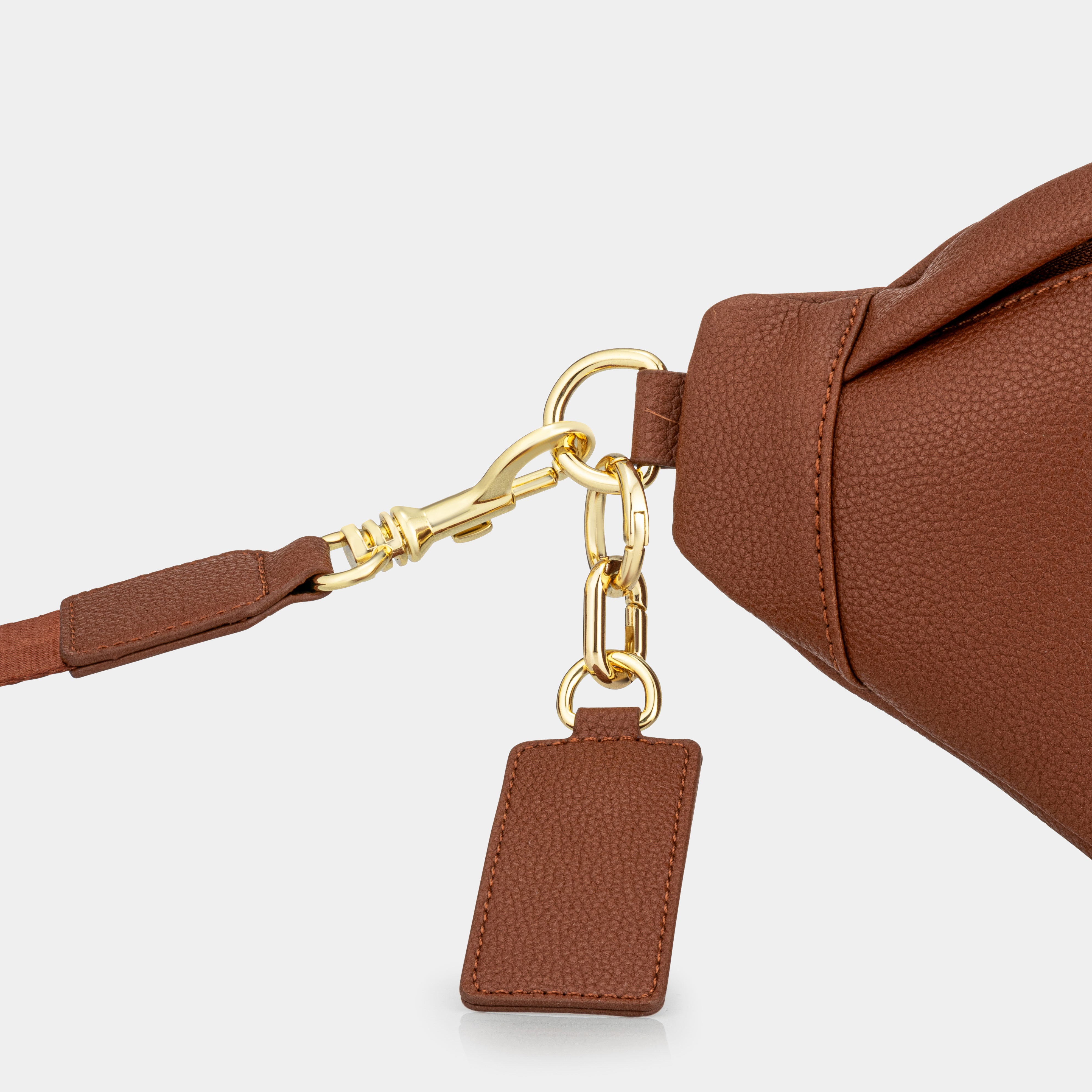 Hampstead luxe leather Sling bag Tan