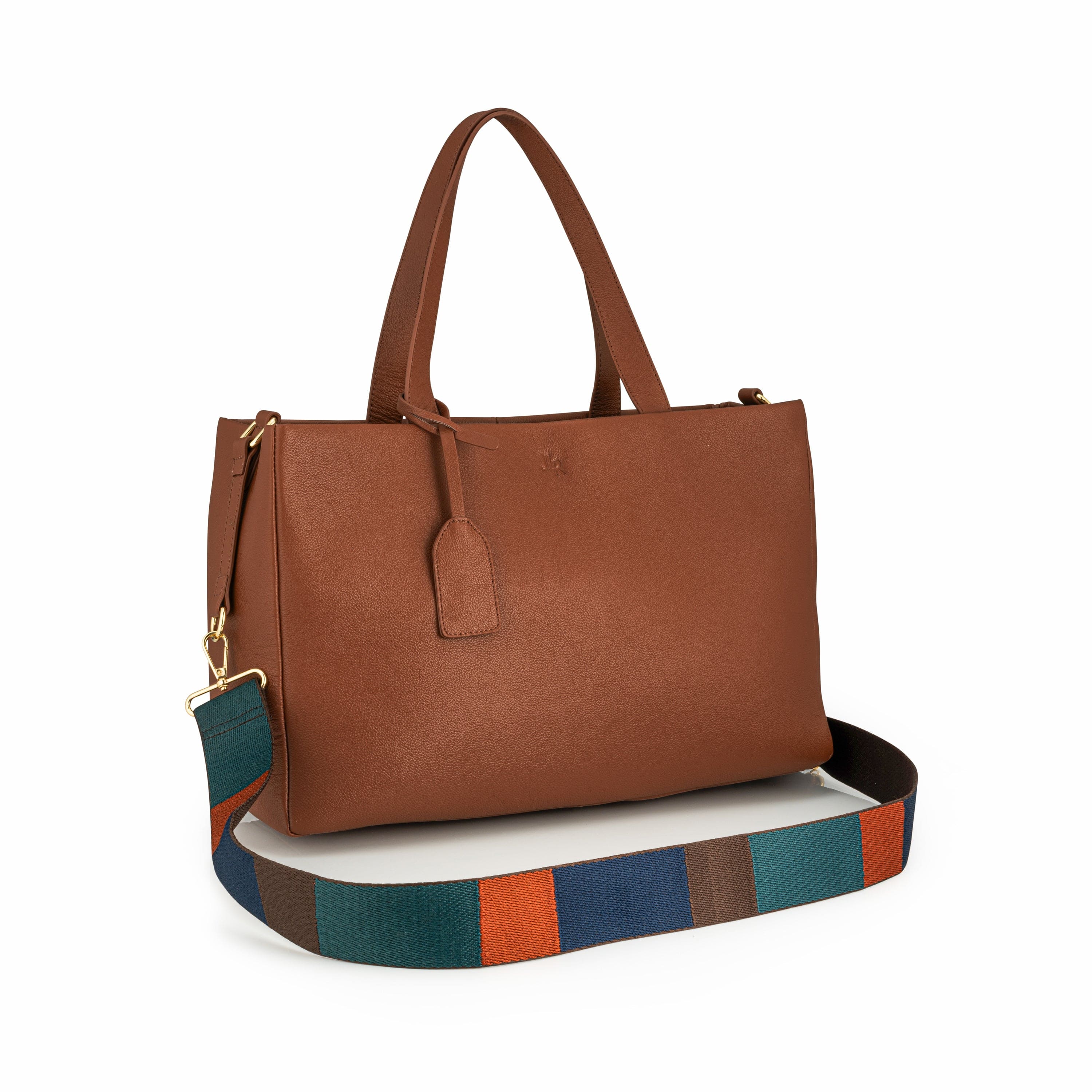 100% Leather Stella Tote - Tan