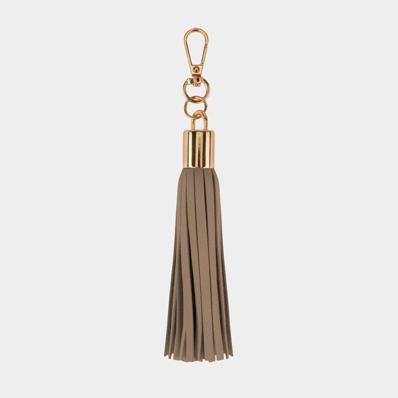 MOCHA-TASSEL-KEYRING-VEGAN-LEATHER-JOHNNY-LOVES-ROSIE