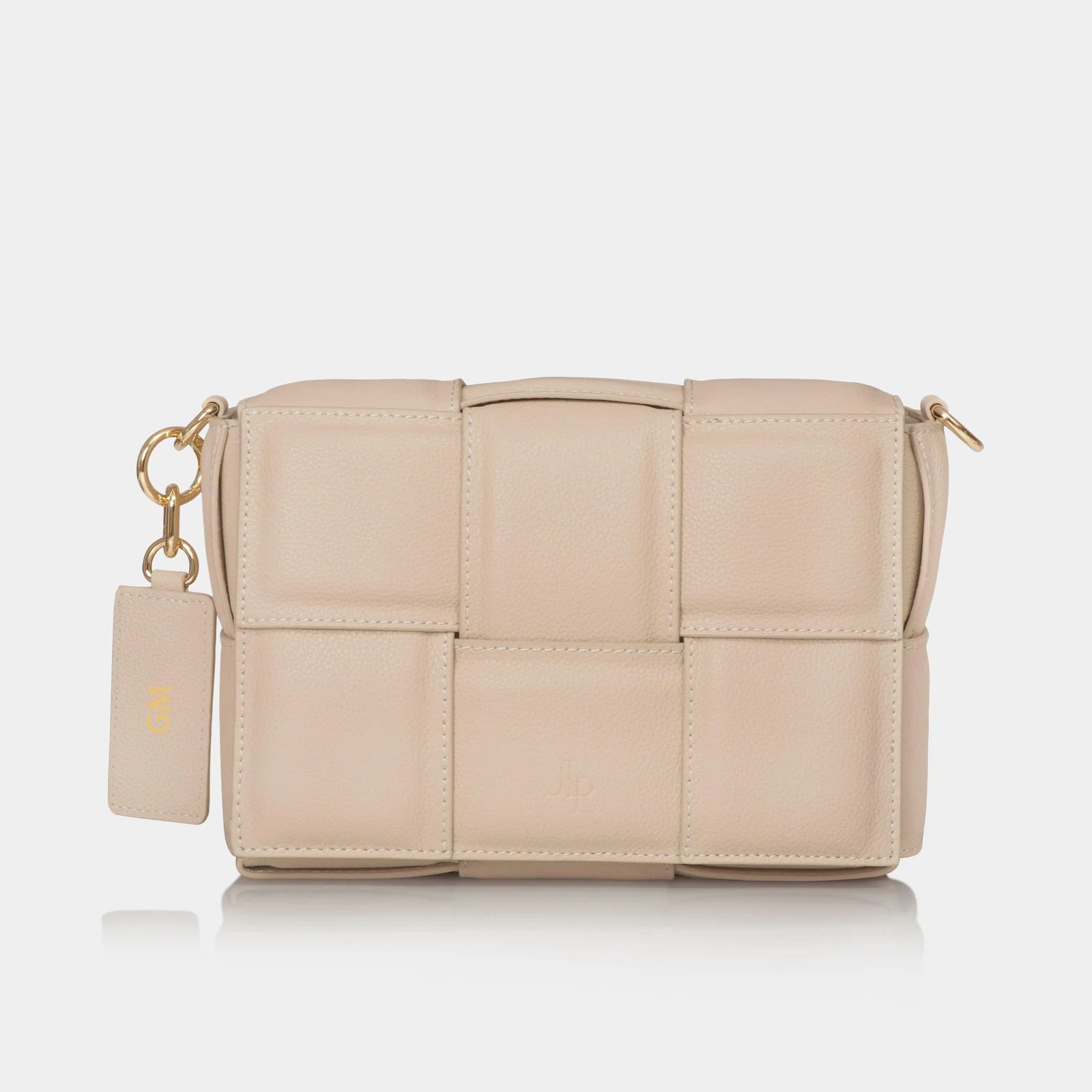 Soho city luxe leather bag Stone